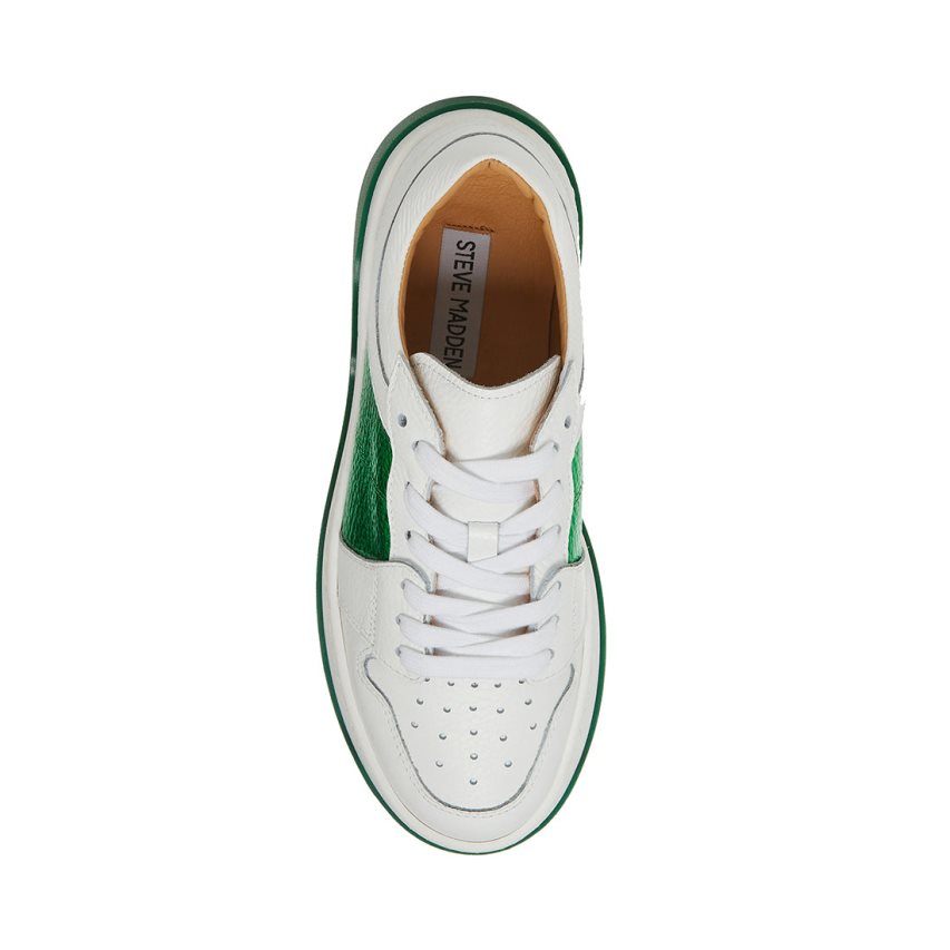 Zapatillas Steve Madden Joey Mujer Blancas Verde | ES BPS860